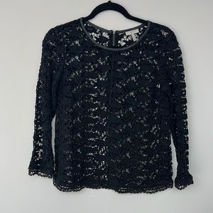 Joie lace long sleeve top